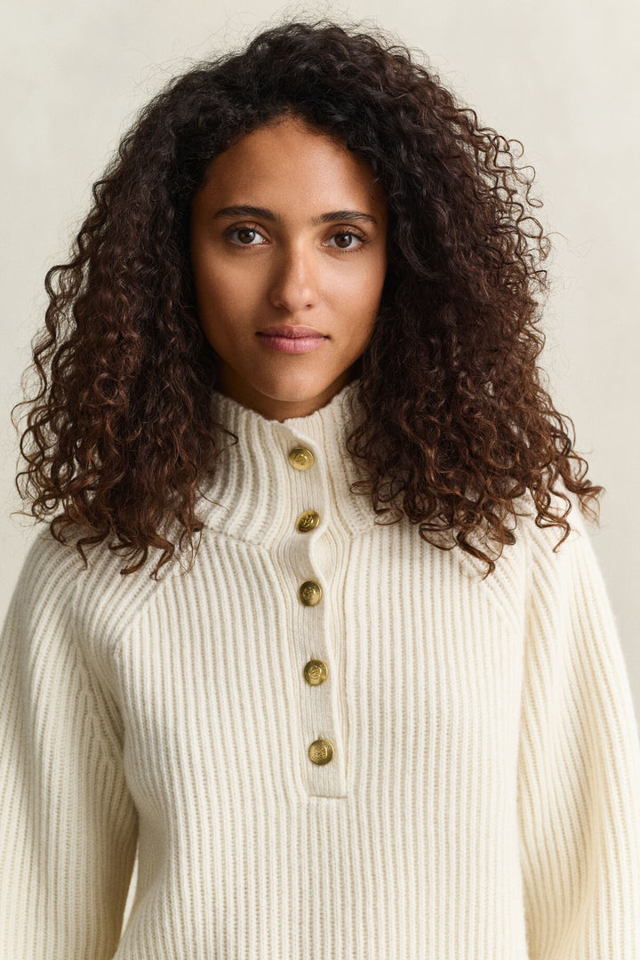GANT Buttoned Lambswool Sweater/Pulover 4802423