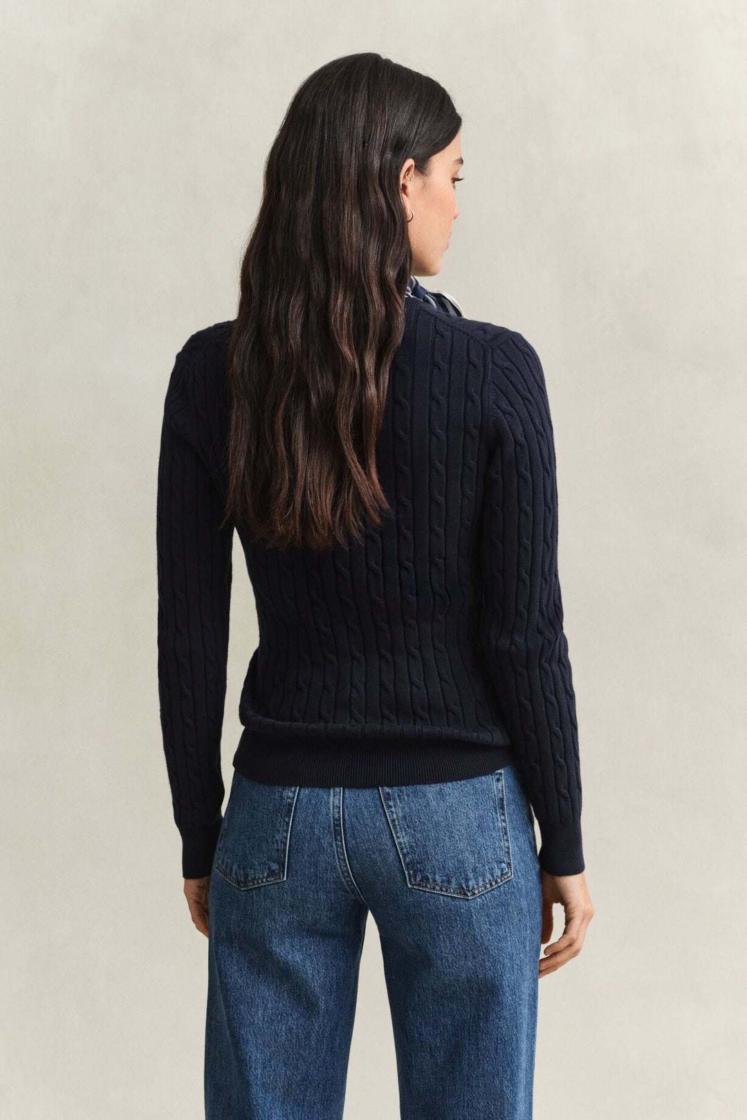 GANT Stretch Cotton Cable C-Neck/Pulover 4800100