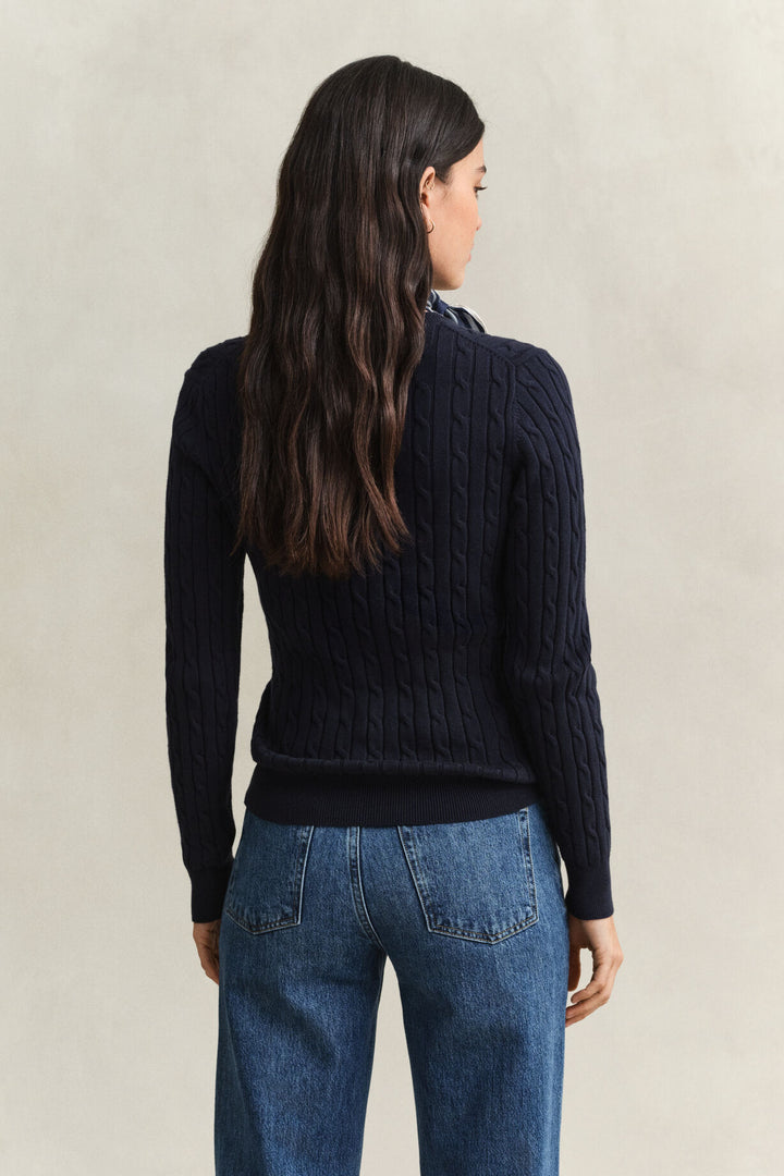 GANT Stretch Cotton Cable C-Neck/Pulover 4800100