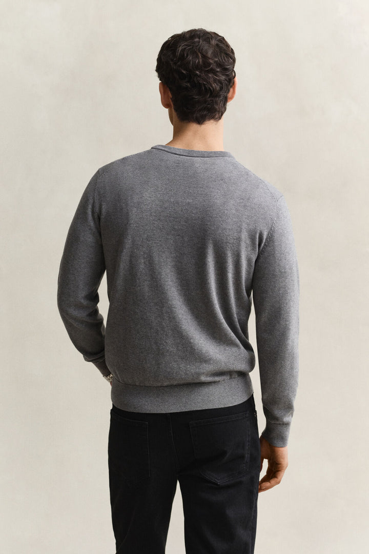 GANT Cotton Crew Neck Sweater/Pulover 8030761