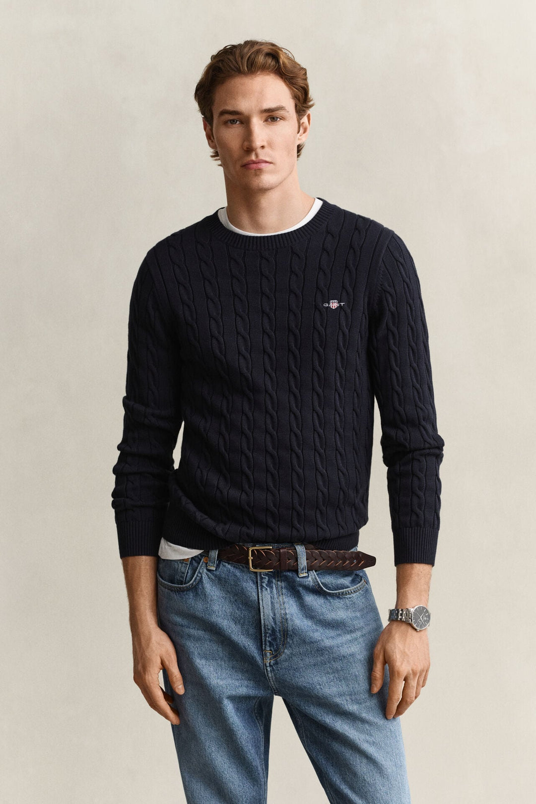 GANT Classic Cable Knit Sweater/Pulover 8050601