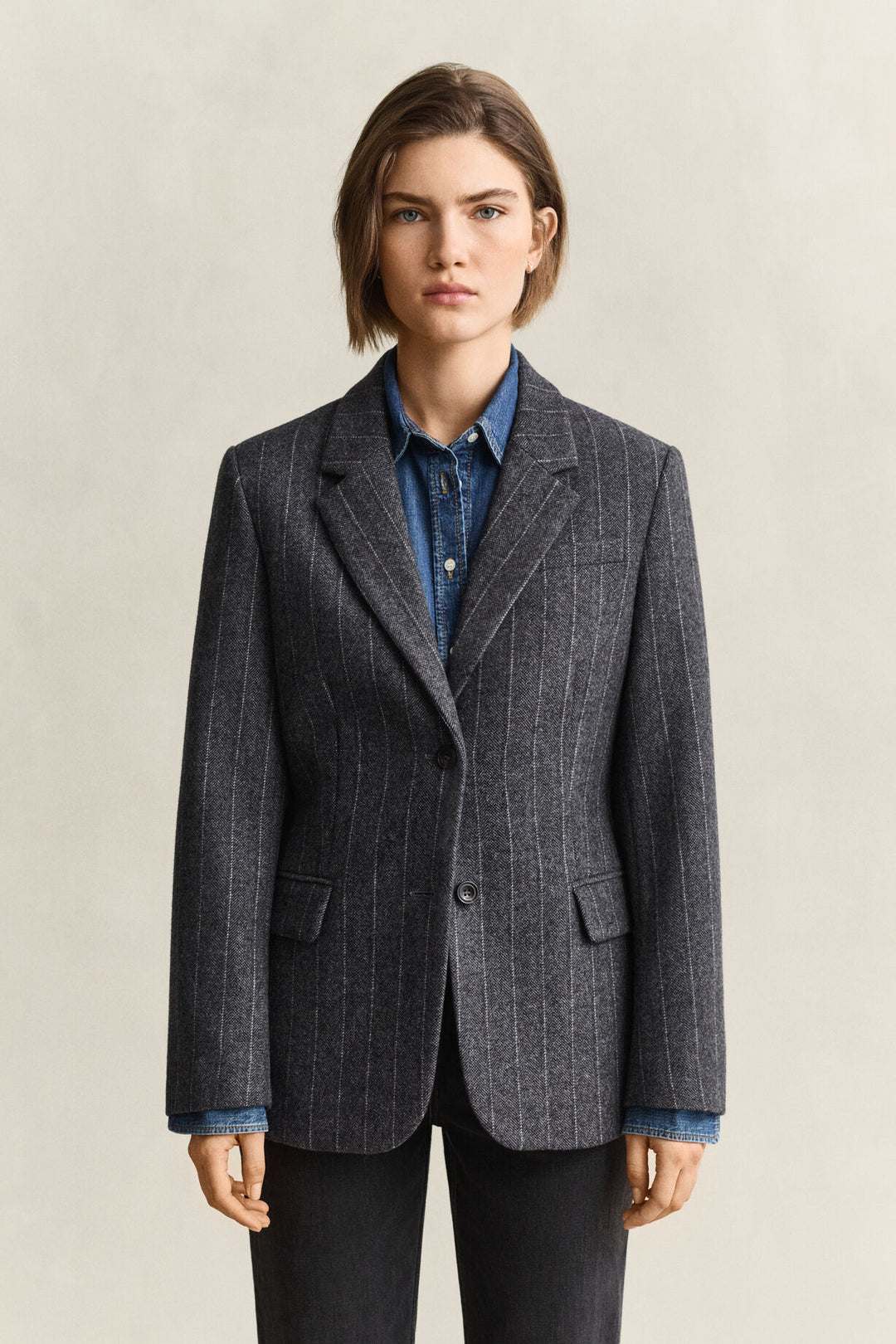 GANT Pinstriped Hourglass Blazer/Sako 4770372