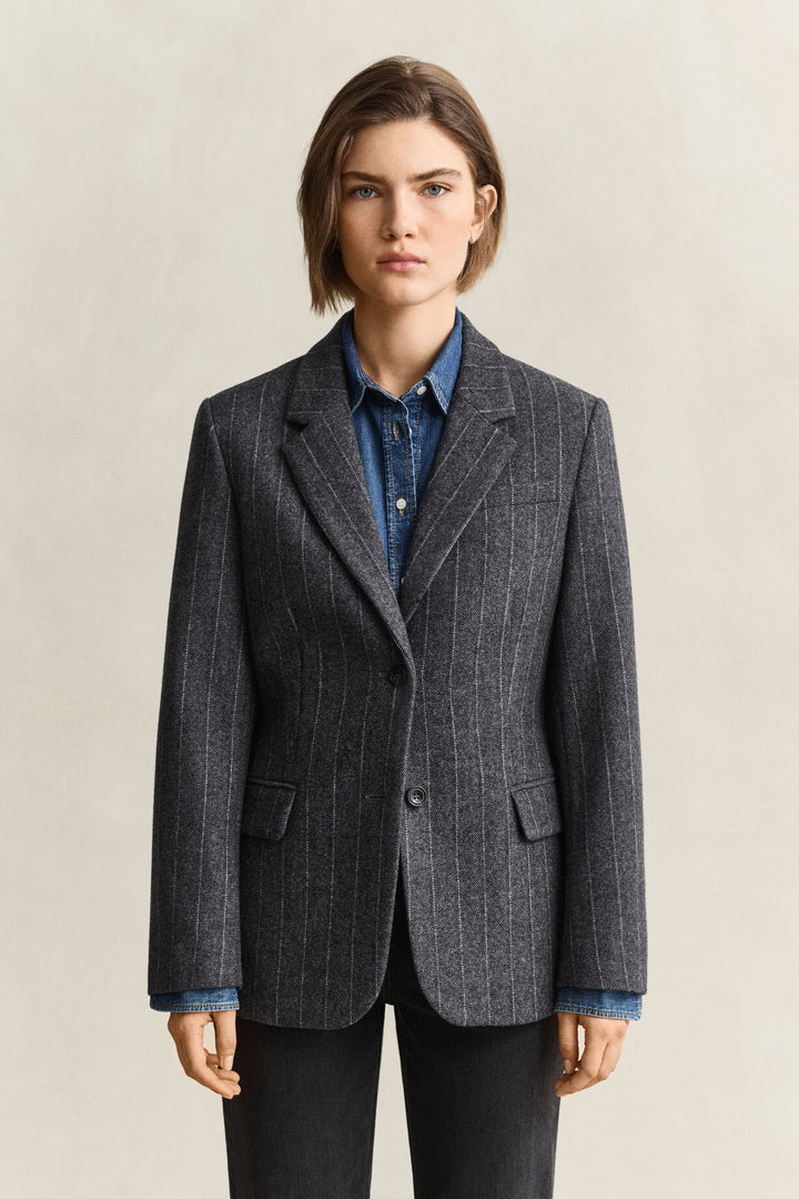 GANT Pinstriped Hourglass Blazer/Sako 4770372