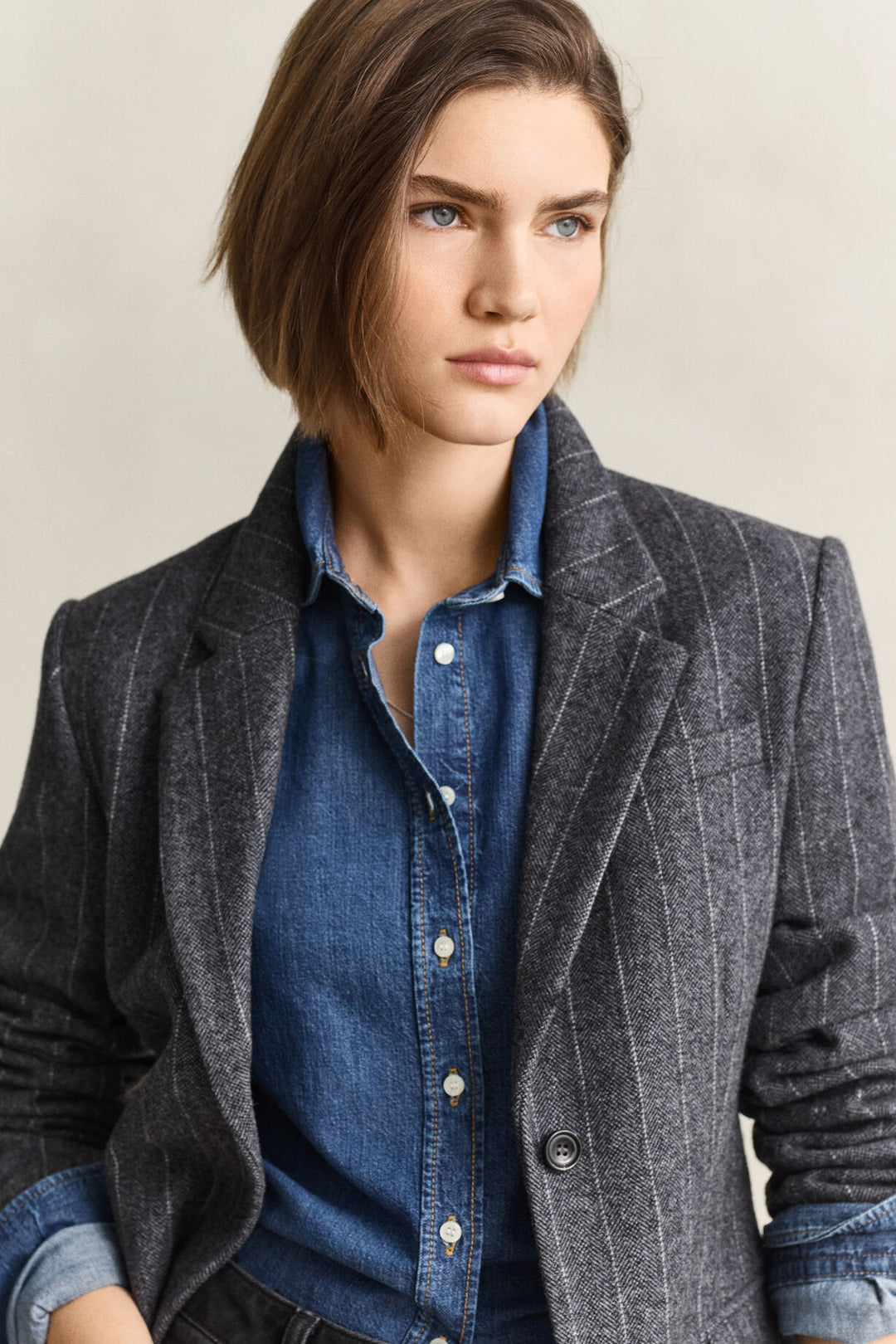 GANT Pinstriped Hourglass Blazer/Sako 4770372
