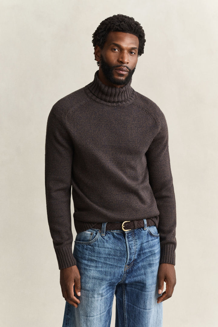 GANT Wool Mouliné Blend Turtleneck Sweater/Pulover 8040265