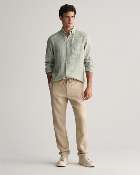 GANT Relaxed Fit Linen Drawstring Pants/Hlače 1505272