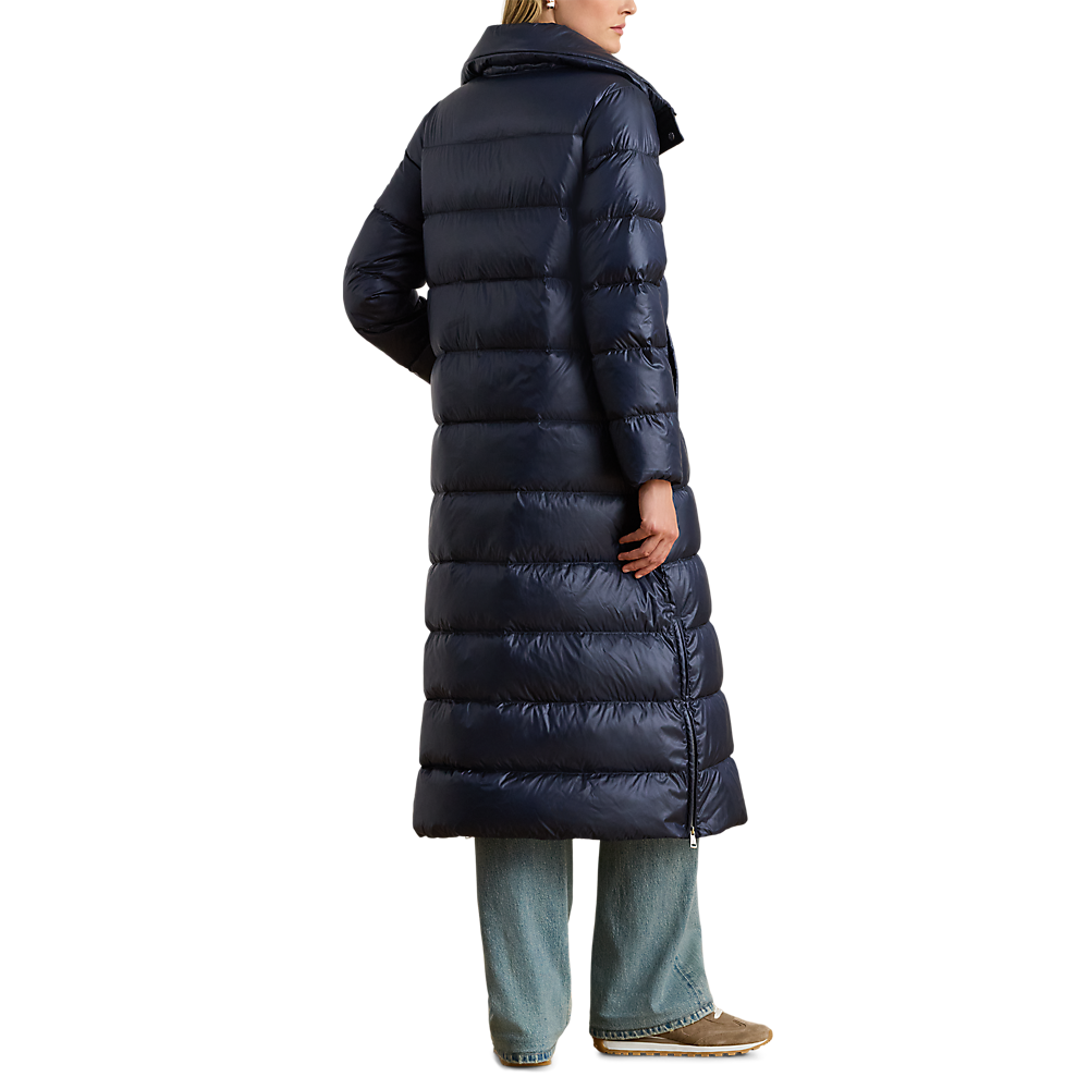 LRL Metallic Funnelneck Down Maxicoat/Jakna 297P04089003