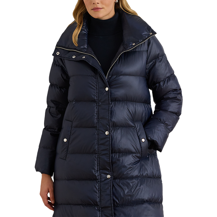 LRL Metallic Funnelneck Down Maxicoat/Jakna 297P04089003