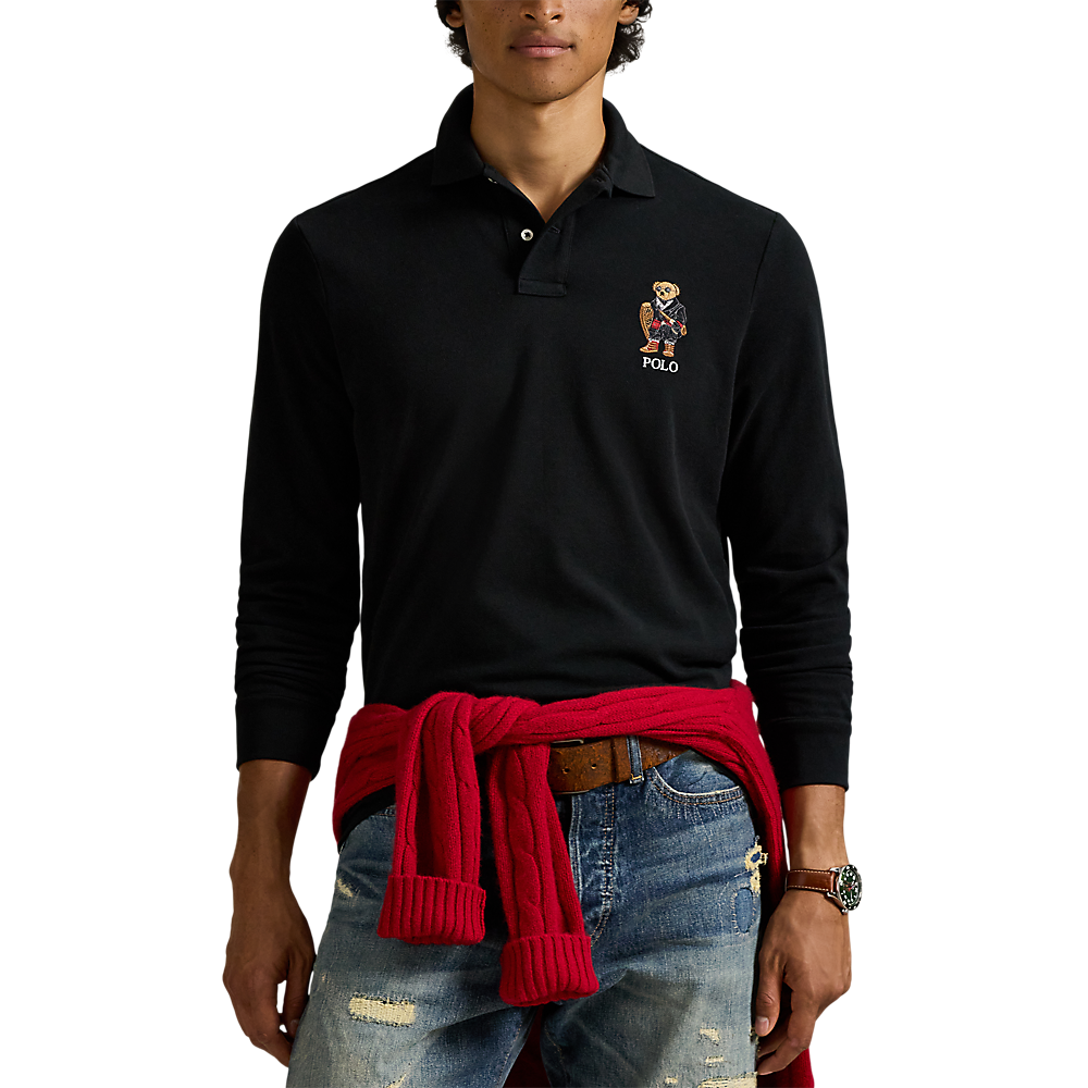 PRL Classic Fit Polo Bear Mesh Polo Shirt/Polo majica 710981793002