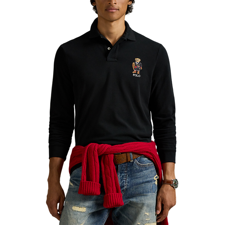 PRL Classic Fit Polo Bear Mesh Polo Shirt/Polo majica 710981793002