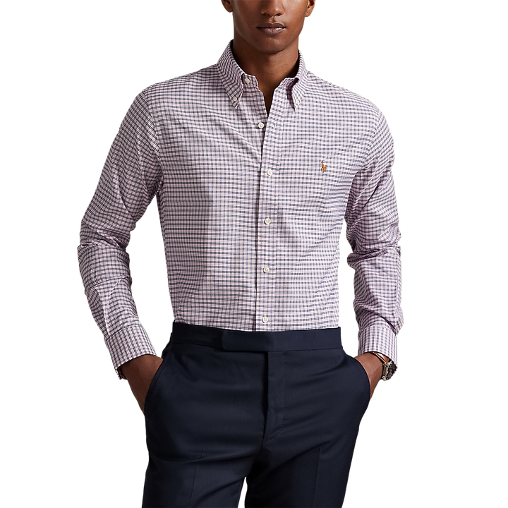 PRL  Custom Fit Gingham Pinpoint Oxford Shirt/ Košulja 712969014005