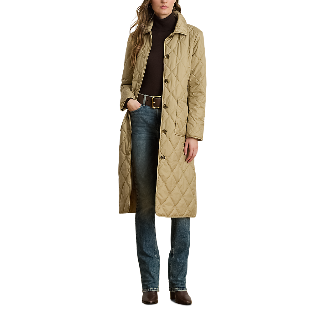 LRL Logo Quilted Down Long Coat/Jakna 297980103002