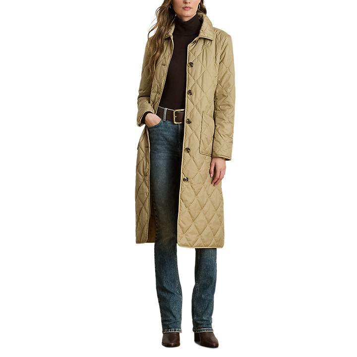 LRL Logo Quilted Down Long Coat/Jakna 297980103002