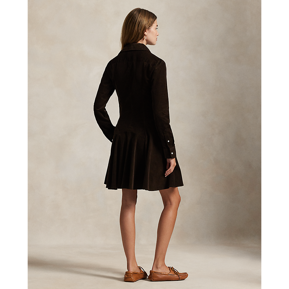 PRL Cotton Corduroy A-Line Shirtdress/Haljina 211972069002