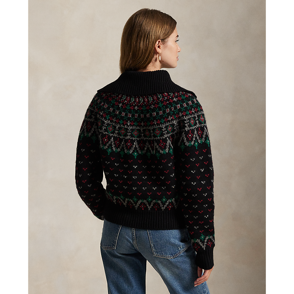 PRL Fair Isle Wool-Blend Cardigan/ Pulover 211978320001