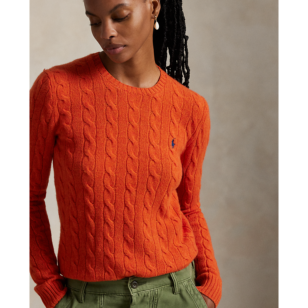 PRL Cable Wool-Cashmere Crewneck Jumper/Pulover 211971865010