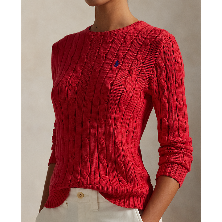 PRL Cable-Knit Cotton Crewneck Jumper/Pulover 211971869019