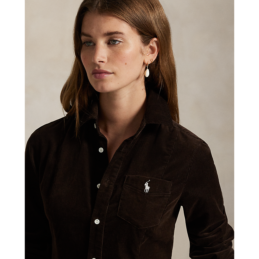 PRL Cotton Corduroy A-Line Shirtdress/Haljina 211972069002