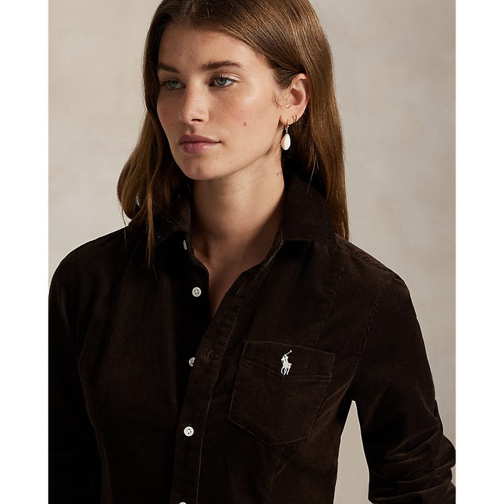 PRL Cotton Corduroy A-Line Shirtdress/Haljina 211972069002