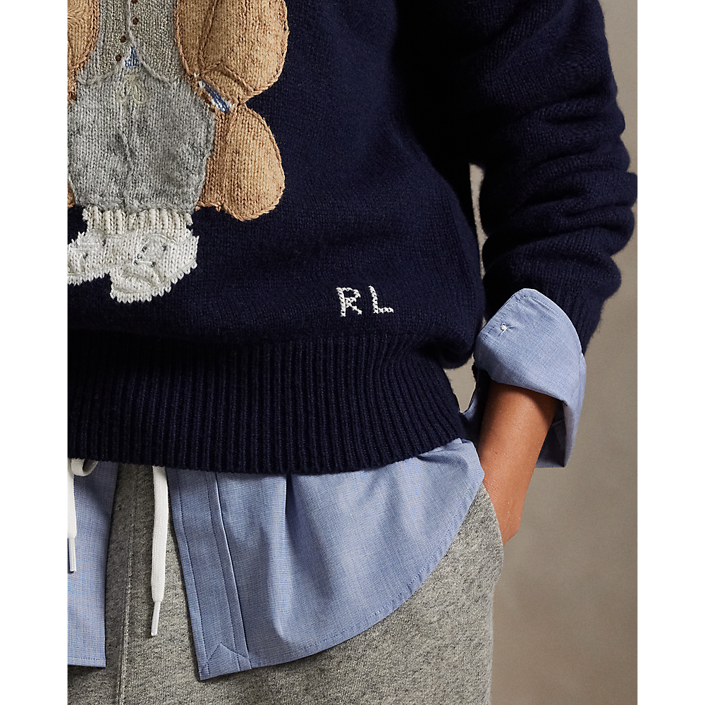 PRL Polo Bear Wool-Cashmere-Blend Jumper/Pulover 211972139001