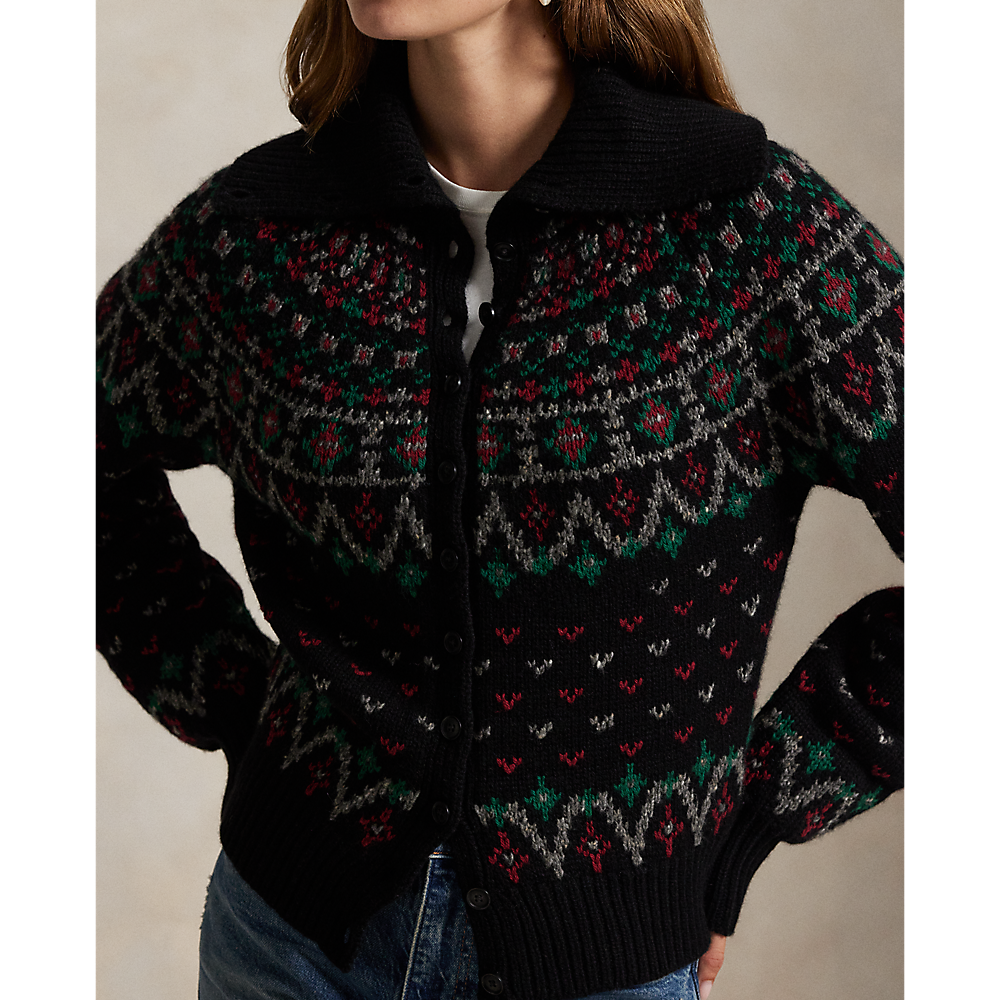 PRL Fair Isle Wool-Blend Cardigan/ Pulover 211978320001