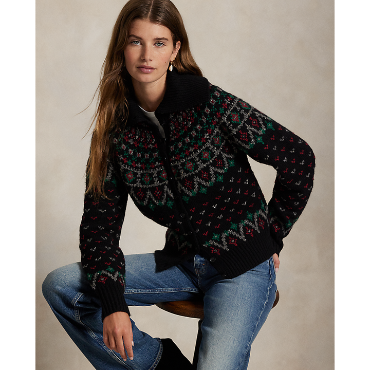 PRL Fair Isle Wool-Blend Cardigan/ Pulover 211978320001