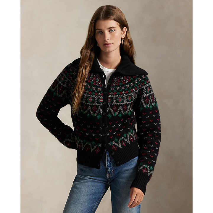 PRL Fair Isle Wool-Blend Cardigan/ Pulover 211978320001