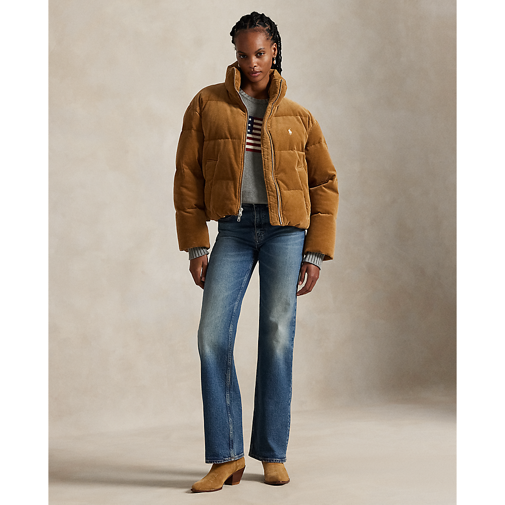 PRL Quilted Corduroy Down Jacket/Jakna 211971178002