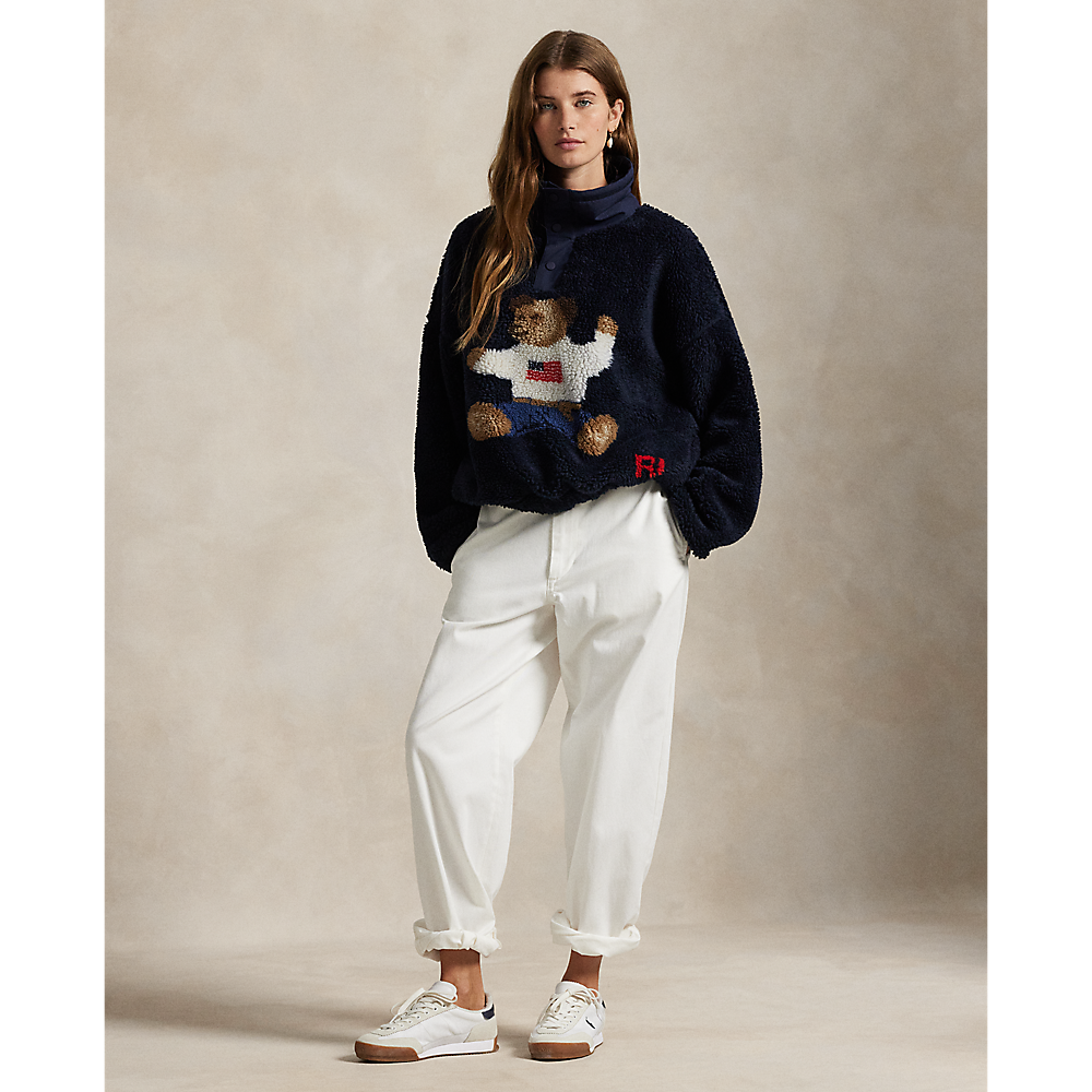 PRL Polo Bear High-Pile Fleece Mockneck/Duks 211971768001