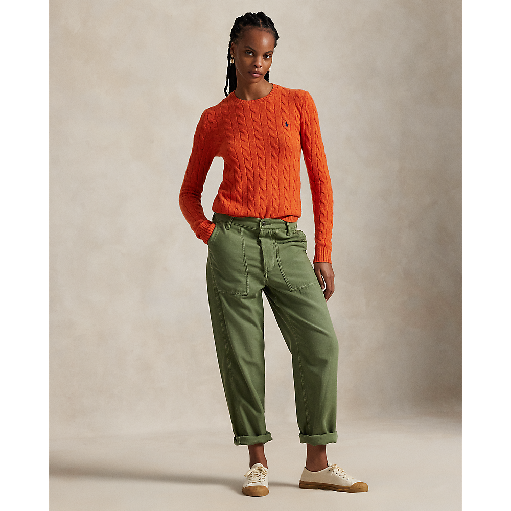 PRL Cable Wool-Cashmere Crewneck Jumper/Pulover 211971865010