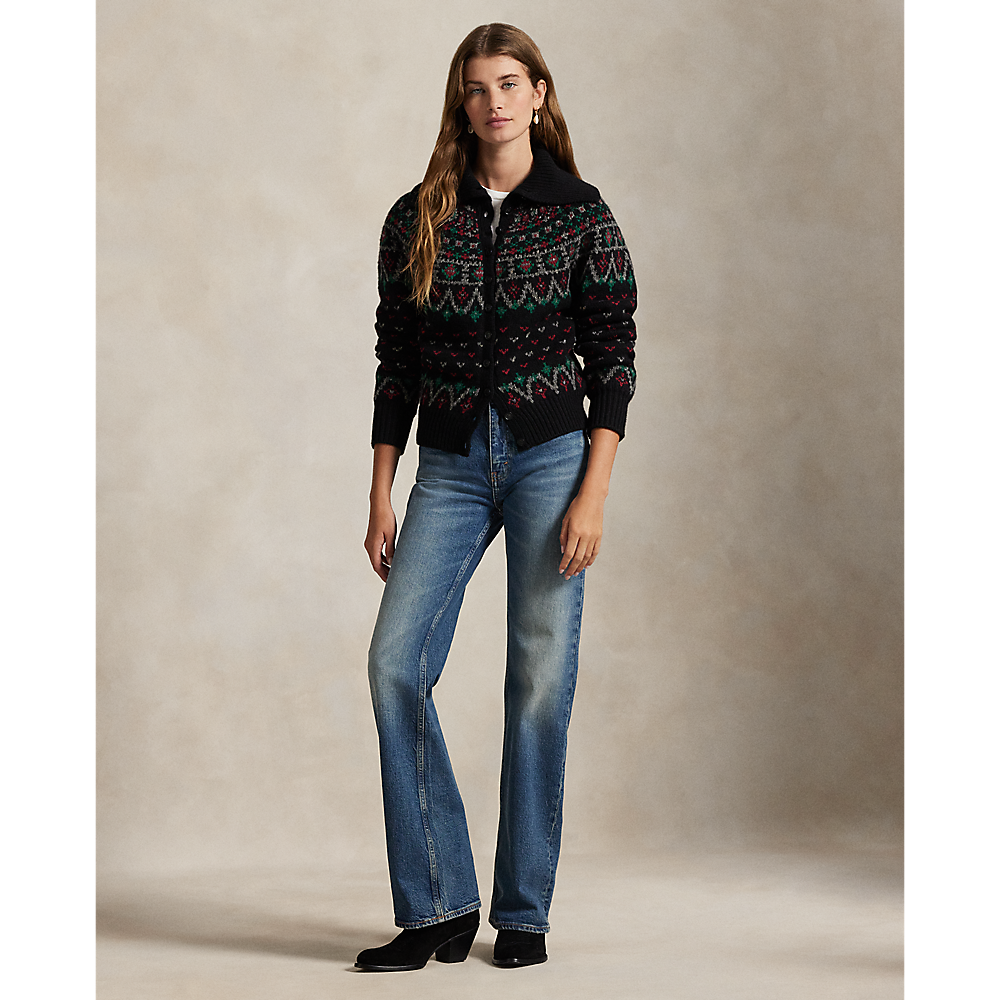 PRL Fair Isle Wool-Blend Cardigan/ Pulover 211978320001