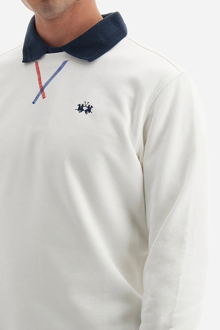 La Martina Crew Neck Sweatshirt Diago/Duks WMF007FP548