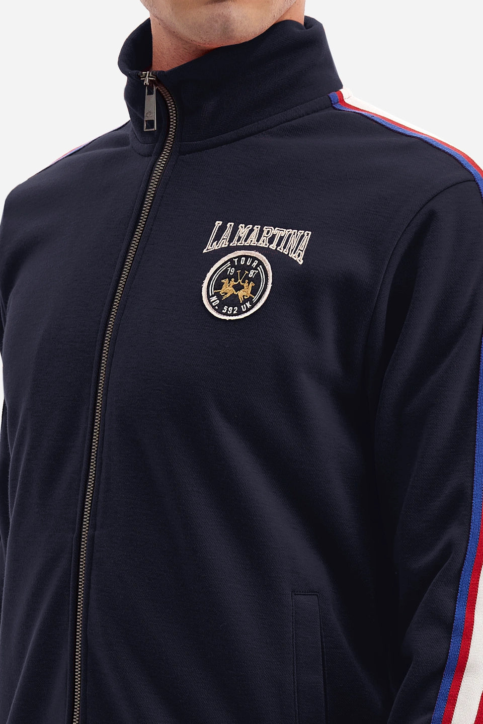 La Martina Full Zip Interlock Fleece /Gornji dio trenirke WMF304FP556