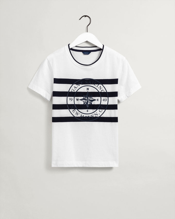 GANT  Printed Striped T-Shirt 4200230/ Majica