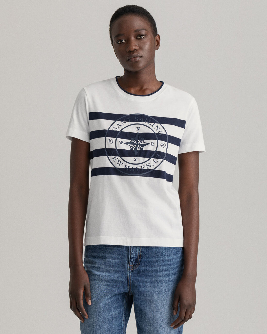 GANT  Printed Striped T-Shirt 4200230/ Majica