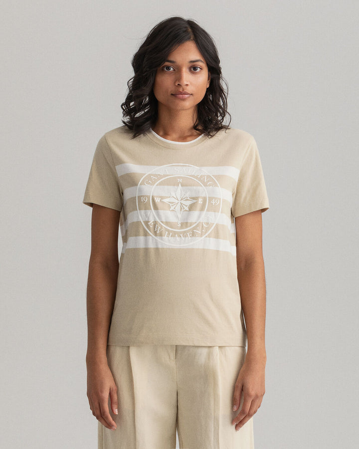 GANT  Printed Striped T-Shirt 4200230/ Majica