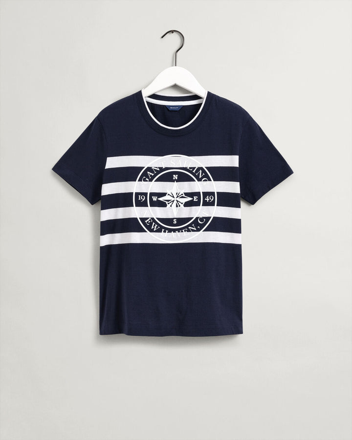 GANT  Printed Striped T-Shirt 4200230/ Majica