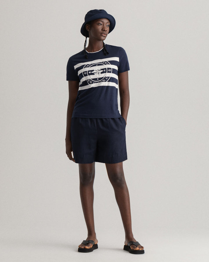 GANT  Printed Striped T-Shirt 4200230/ Majica