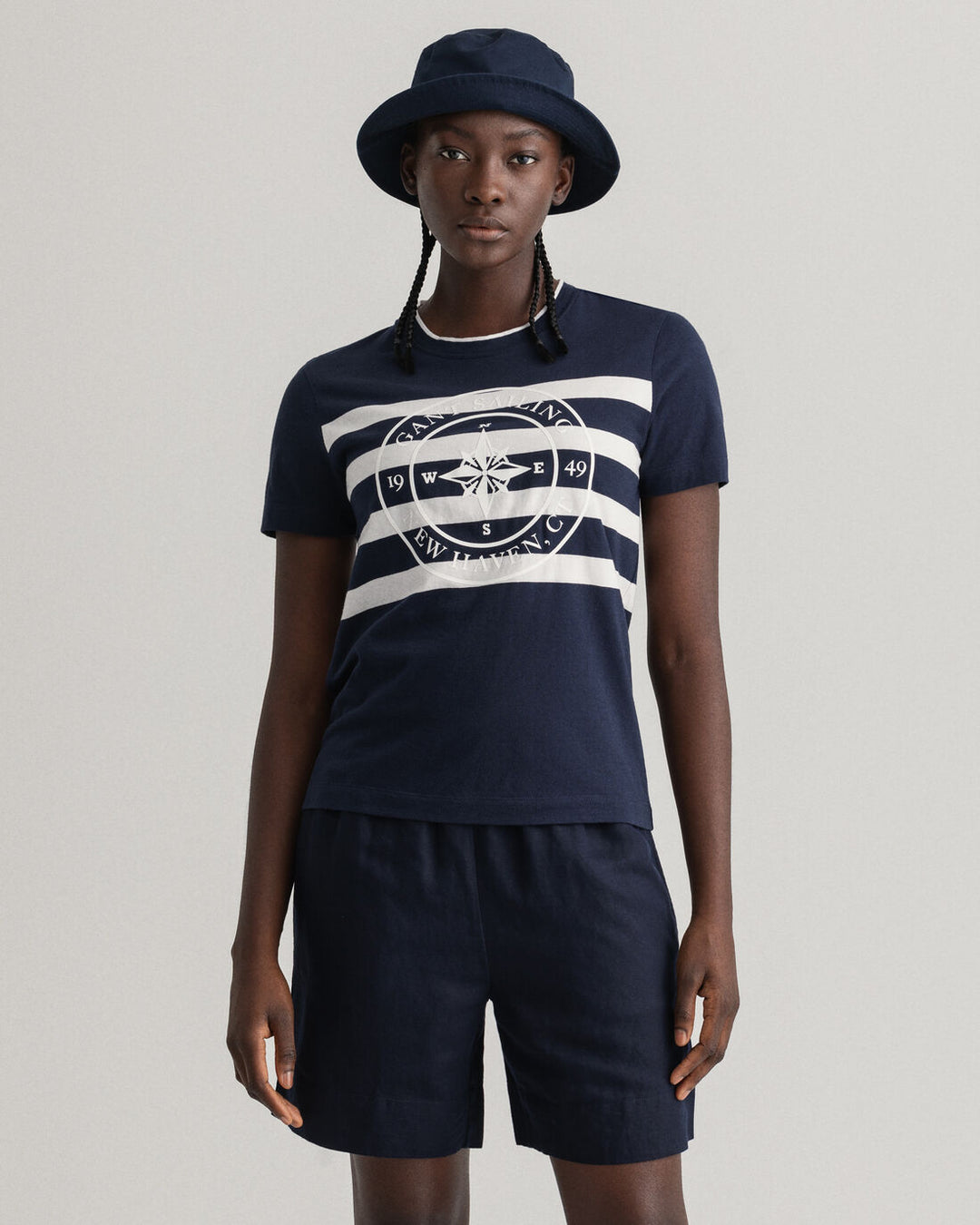 GANT  Printed Striped T-Shirt 4200230/ Majica