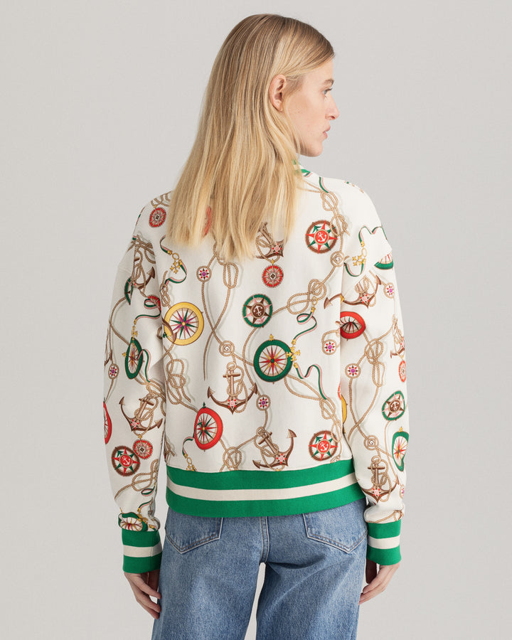 GANT Sailing Print C-Neck Sweat/Pulover 4203636