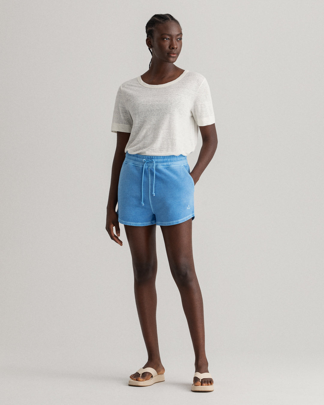GANT Linen Ss T-Shirt/Majica 4204460