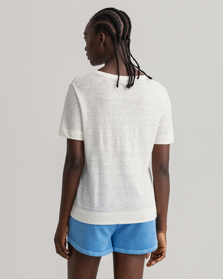 GANT Linen Ss T-Shirt/Majica 4204460