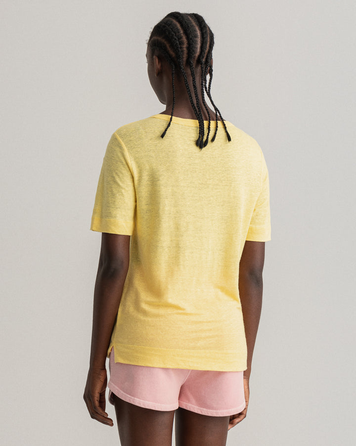 GANT Linen Ss T-Shirt/Majica 4204460