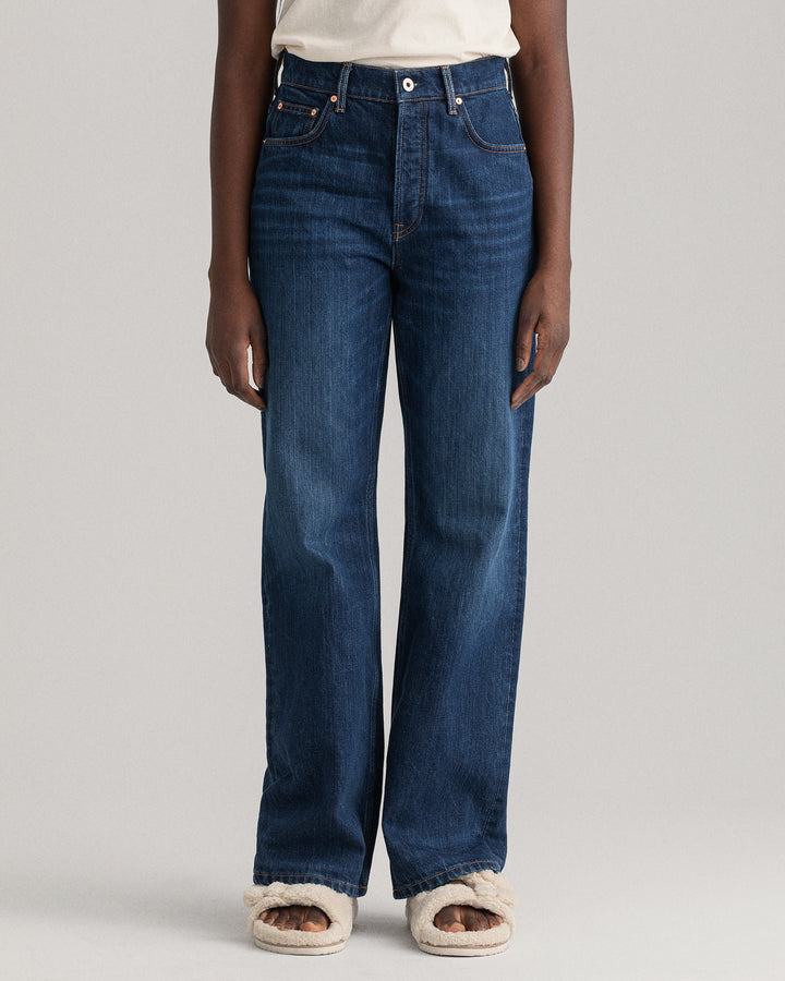GANT Relaxed Straight Leg High-Waisted Jeans/Traperice 4100162 ODRŽIVI IZBOR