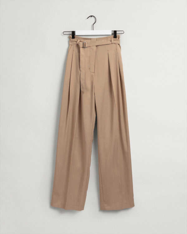 GANT High-Waisted Fluid Pleated Chinos/Hlače 4150225