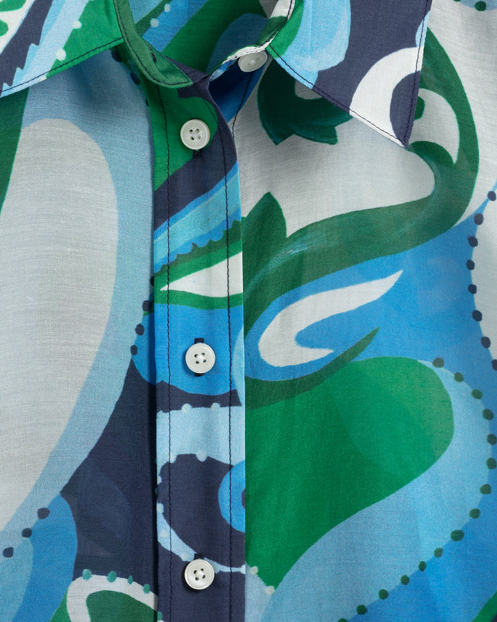 GANT Regular Fit Paisley Cotton Silk Shirt/Košulja 4300064 ODRŽIVI IZBOR