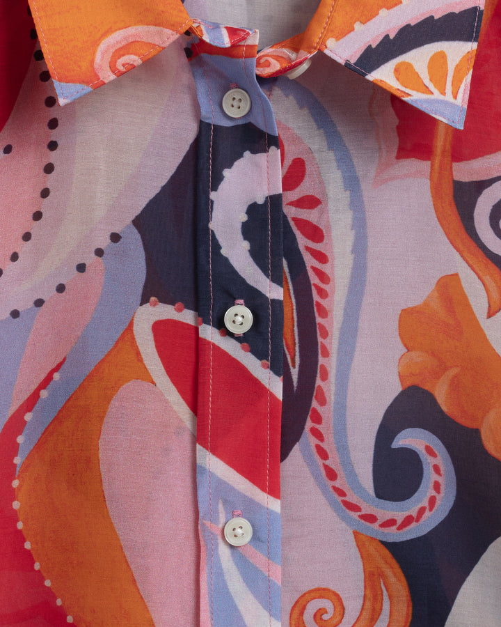 GANT Regular Fit Paisley Cotton Silk Shirt/Košulja 4300064 ODRŽIVI IZBOR