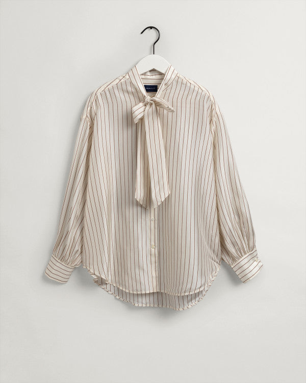 GANT Pinstripe Bow Silk Shirt/Košulja 4300074