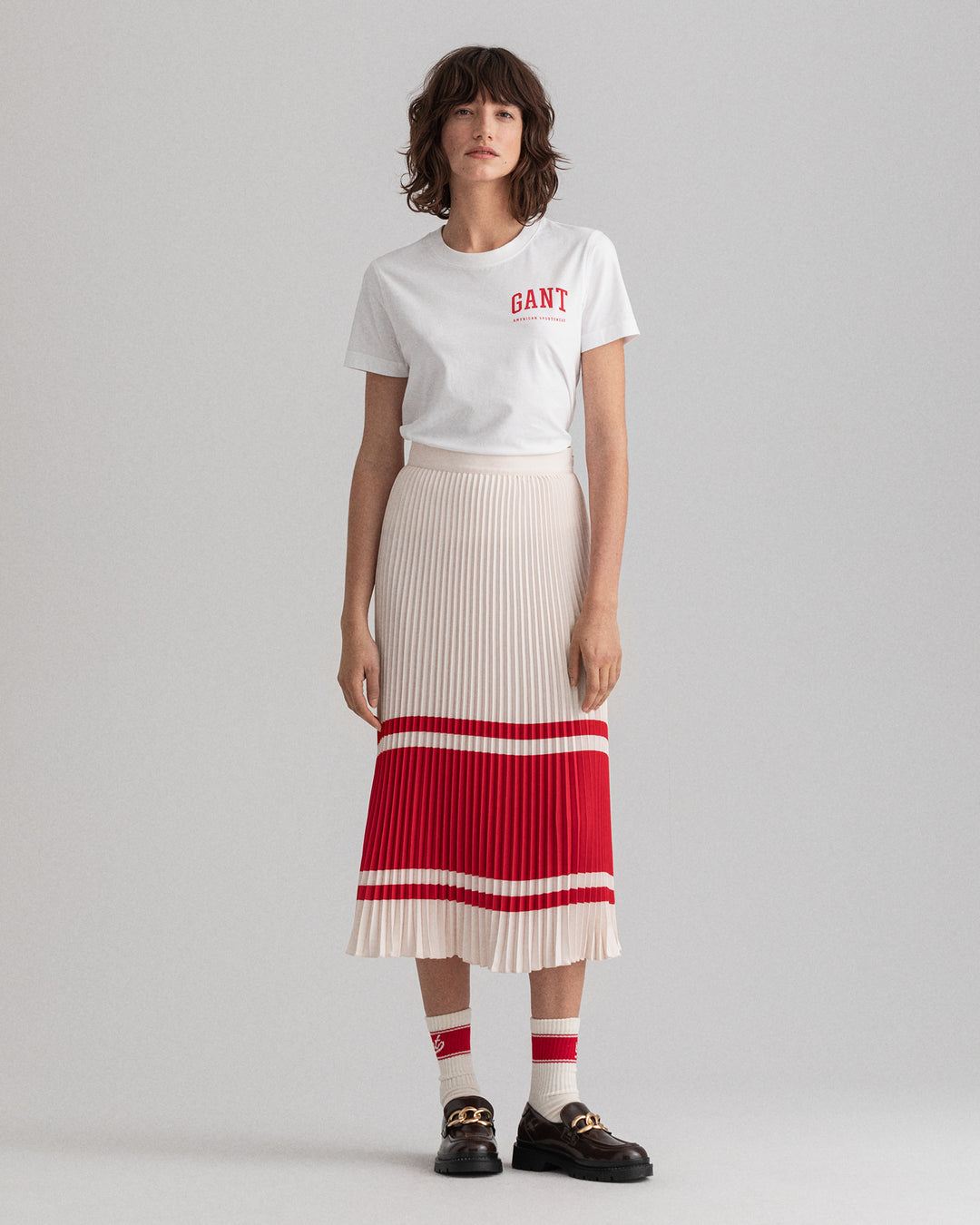 GANT Stripe Pleated Skirt/Suknja 4400069