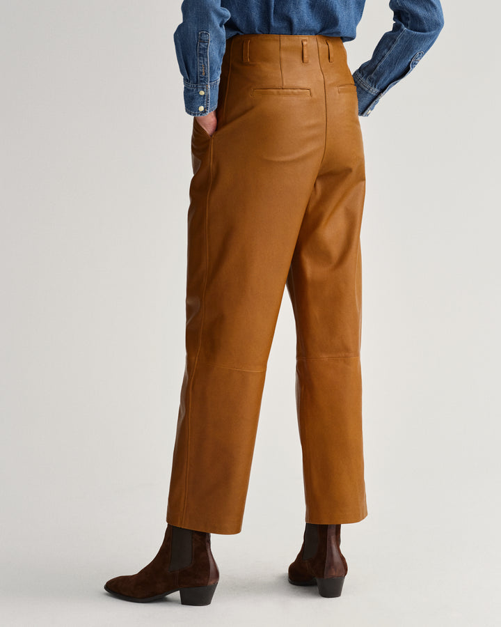 GANT Pleated Leather Pants/Hlače 4150230